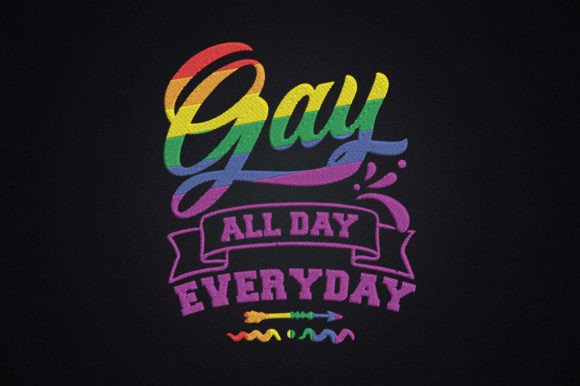 Gay Every Day All Day Pride Flag Review