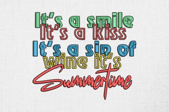 Review: It’s a Smile Kiss Sip of Wine Summer Design