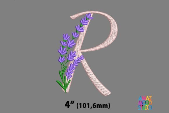 Review: Letter R Floral Lavender Monogram for Holiday Gifts