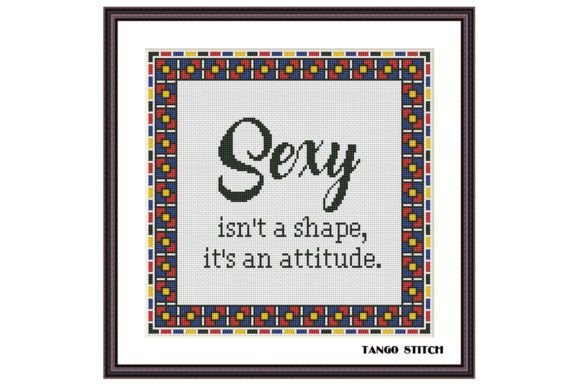 Reviewing It s an Attitude Funny Cross Stitch for Holiday Sales