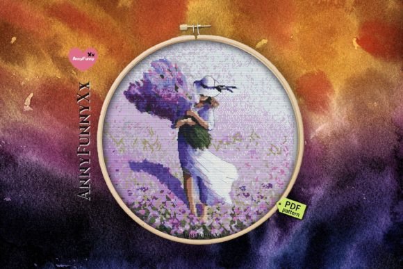 Reviewing Lavender Cross Stitch Pattern PDF France