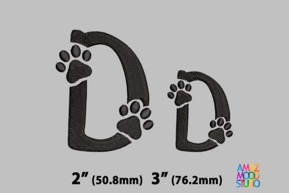Reviewing Letter D Paws Monogram for Holiday Sales