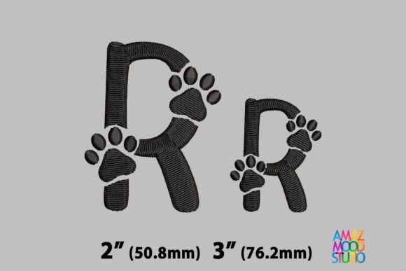 Reviewing Letter R Paws Monogram for Etsy Shops