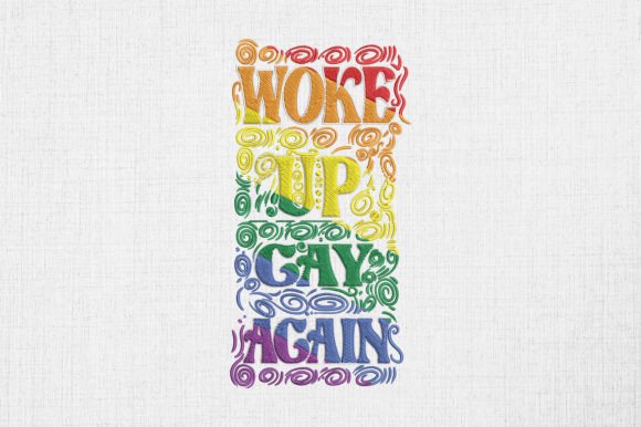 Reviewing LGBTQ Rainbow Woke Up Gay Again for Etsy Shops