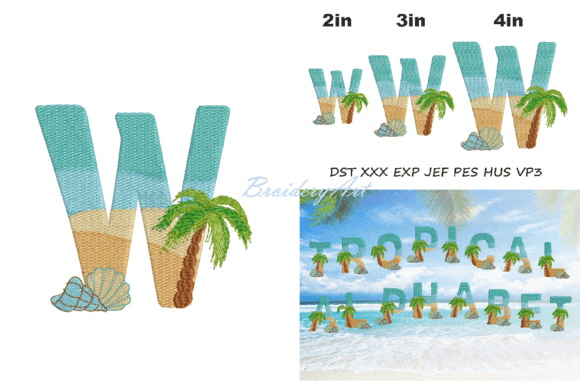 Reviewing Tropical Font W for Custom Gifts