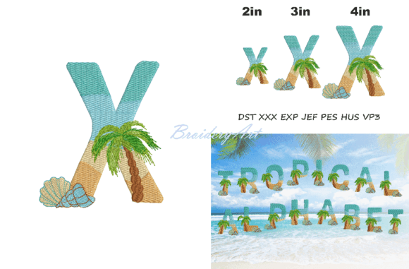 Reviewing Tropical Font X for Holiday Collections