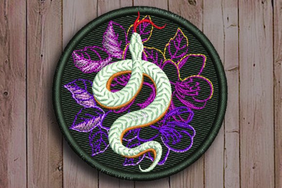 White Snake: A Versatile Holiday Embroidery Review